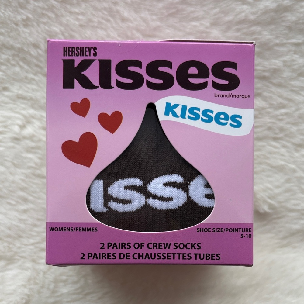 Hershey’s Kisses Crew Socks (2 pair) Size 5-11